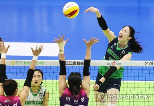 공격하는 고예림[연합뉴스 자료사진]