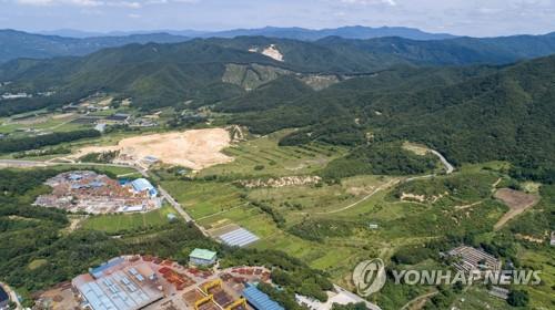 원주 부론일반산업단지 조성 부지[원주시 제공]