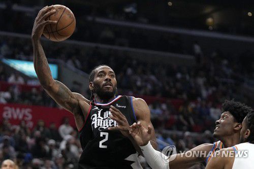 LA 클리퍼스의 커와이 레너드[AP=연합뉴스]