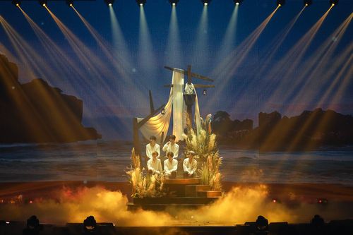 공연하는 투모로우바이투게더[빅히트뮤직 제공 재판매 및 DB 금지]