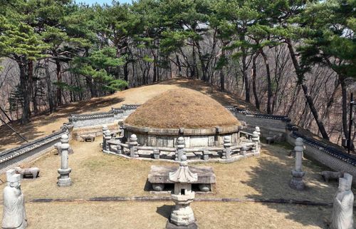 예초 완료 모습[문화재청 제공. 재판매 및 DB 금지]