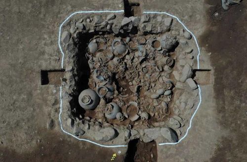 단독 부장곽 모습 [문화재청 제공. 재판매 및 DB 금지]