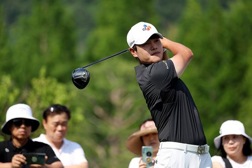 이재경의 드라이버 티샷.[KPGA 제공. 재판매 및 DB 금지]