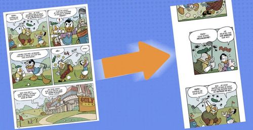 디즈니 만화를 웹툰으로 만든 '덕툰'[덕툰 홈페이지 갈무리]