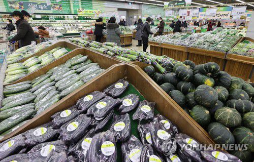 서울 대형마트 농산물 코너[연합뉴스 자료사진] 2022.12.22 scape@yna.co.kr