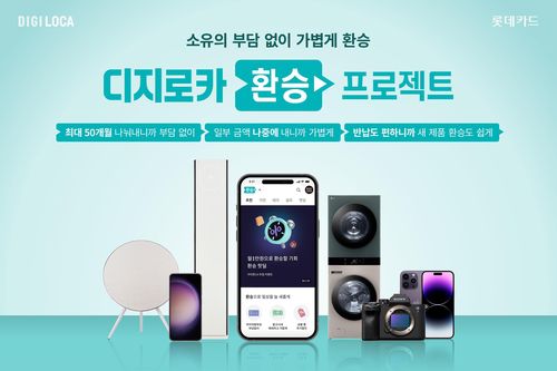 롯데카드, 스마트폰 구매·교체하는 '환승프로젝트' 실시[롯데카드 제공]