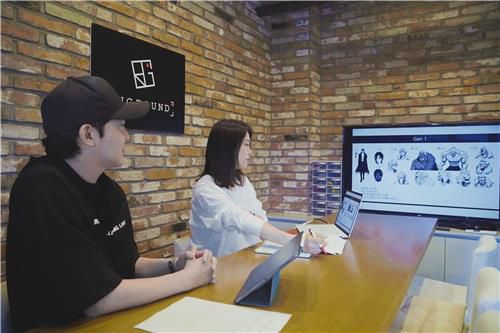 하이그라운드-드림팩토리스튜디오의 웹툰 '요괴' 인물 디자인[하이그라운드 제공]