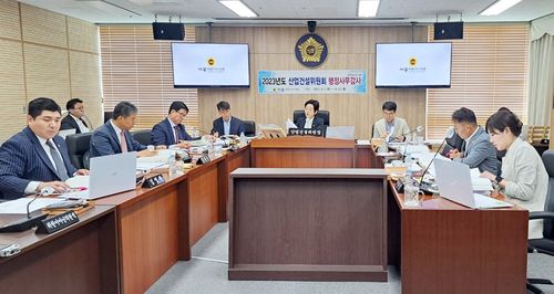 2023년 세종시의회 행정사무감사 장면[촬영 이은파 기자]