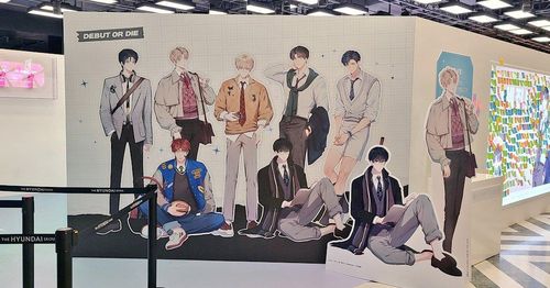 '데뷔 못 하면 죽는 병 걸림' 팝업스토어[KW 스토어 SNS 갈무리]