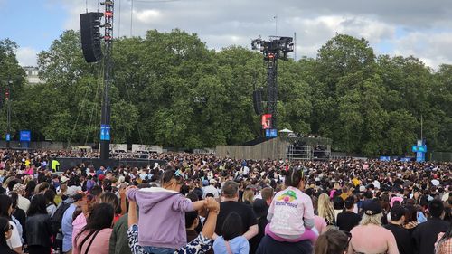 블랙핑크 하이드 파크 공연[촬영 최윤정]