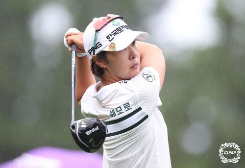 박지영의 최종 라운드 경기 모습[KLPGA 제공. 재판매 및 DB 금지]