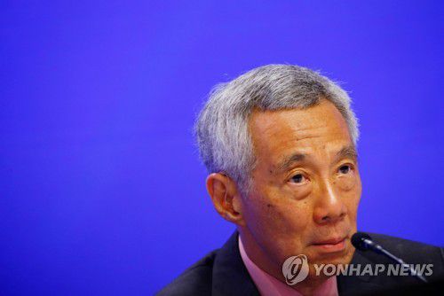 싱가포르 리셴룽 총리[로이터 연합뉴스 자료사진. 재판매 및 DB 금지]