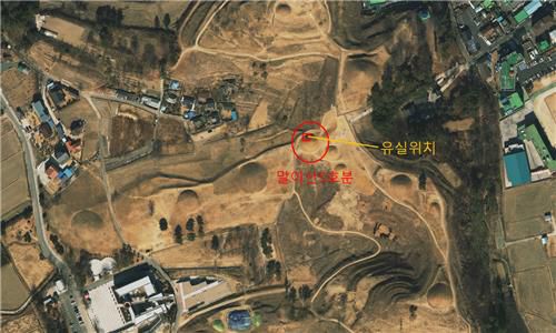 사적 '함안 말이산 고분군' 피해 위치 [문화재청 제공. 재판매 및 DB 금지]