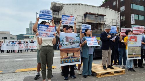 철거 vs 보존[촬영 이재현]