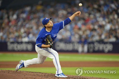 공 던지는 류현진[USA투데이=연합뉴스]