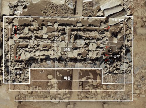 중심 건물지 평면 현황[국립서울문화재연구소 제공. 재판매 및 DB 금지]