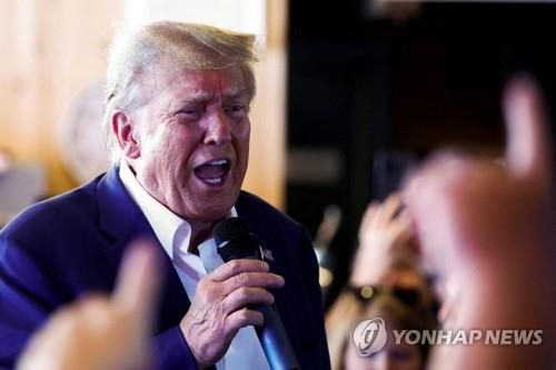 트럼프 전 미국 대통령 [로이터 연합뉴스 자료사진. 재판매 및 DB 금지]