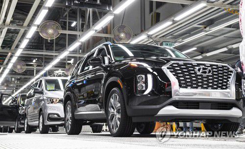 현대차 팰리세이드 생산라인[현대차 제공. 재판매 및 DB 금지]