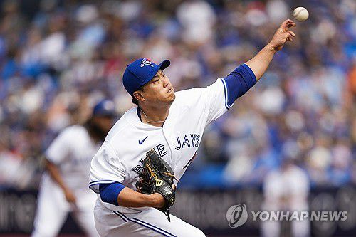 토론토 류현진[AP=연합뉴스]