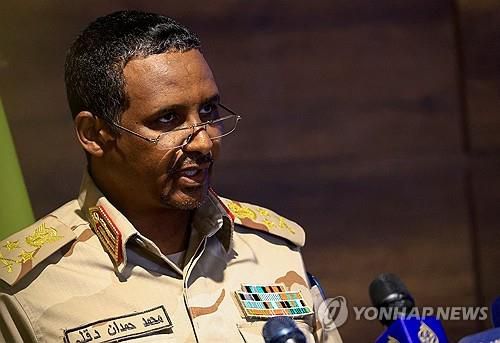 모하메드 함단 다갈로 수단 RSF 사령관[로이터 연합뉴스 자료사진, 재판매 및 DB 금지]