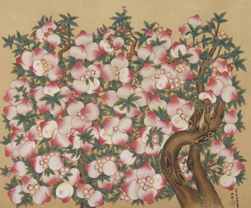 불화장 이수자 오영순 씨의 '반도도'[국립무형유산원 제공. 재판매 및 DB 금지]