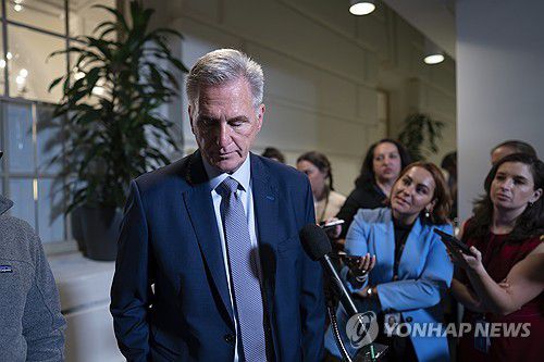 케빈 매카시 미 하원의장[AP 연합뉴스 자료사진]