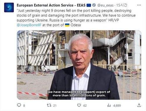 [보렐 고위대표 SNS 갈무리]