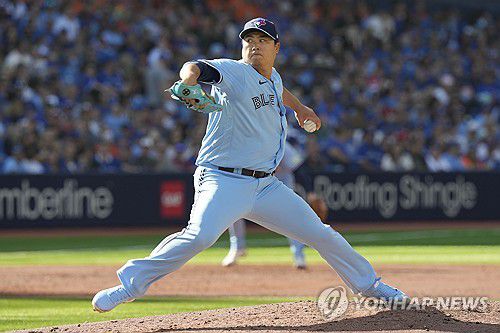 류현진의 정규시즌 마지막 등판[AP=연합뉴스]