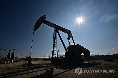 캘리포니아 지역에 있는 원유 펌프잭의 모습[연합뉴스 자료사진]