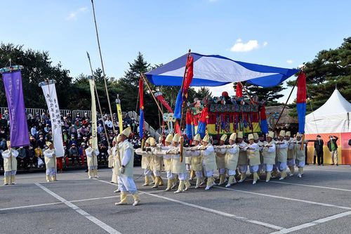 바위절마을 호상놀이 재연[강동구 제공. 재판매 및 DB 금지]