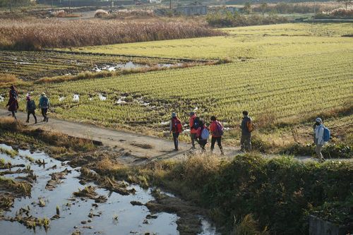 경남 남파랑길 걷는 사람들[경남도 제공. 재판매 및 DB 금지]