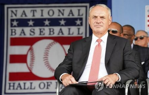 롭 맨프레드 메이저리그 커미셔너[UPI=연합뉴스]