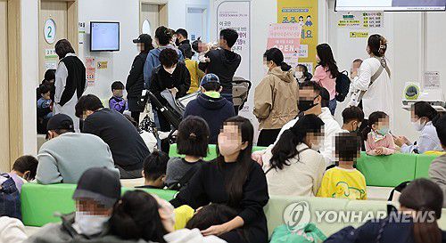 독감환자[연합뉴스 자료사진]