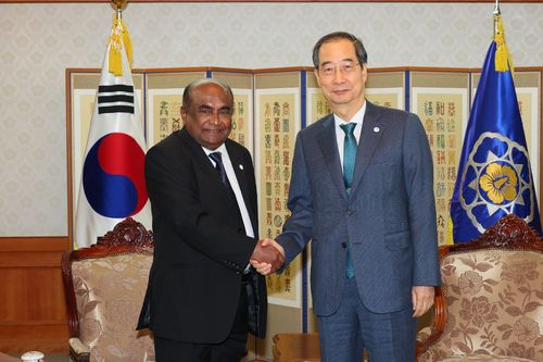 한총리, 스리랑카 국회의장 면담[국무총리실 제공. 재판매 및 db금지]