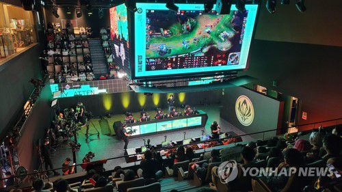 부산 서면 e스포츠 경기장[연합뉴스 자료사진]