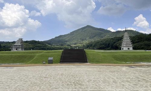 미륵사 중문지[국립문화재연구원 제공. 재판매 및 DB 금지]