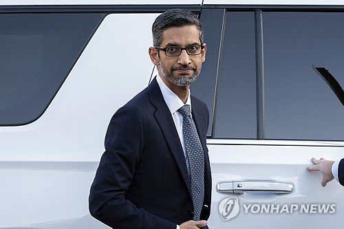 순다르 피차이 구글·알파벳 CEO[AP 연합뉴스 자료사진. 재판매 및 DB 금지]