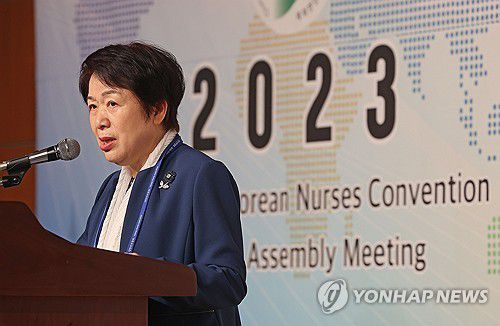 김영경 대한간호협회장[연합뉴스 자료사진. 재판매 및 DB 금지]