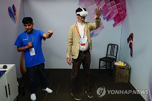 메타 퀘스트 3[AP 연합뉴스 자료사진. 재판매 및 DB 금지]