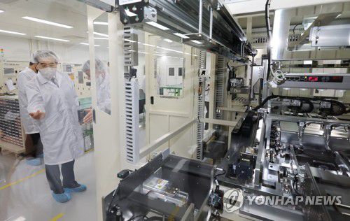 세종시에 있는 반도체 제조·장비 업체 비전세미콘 현장[연합뉴스 자료사진]