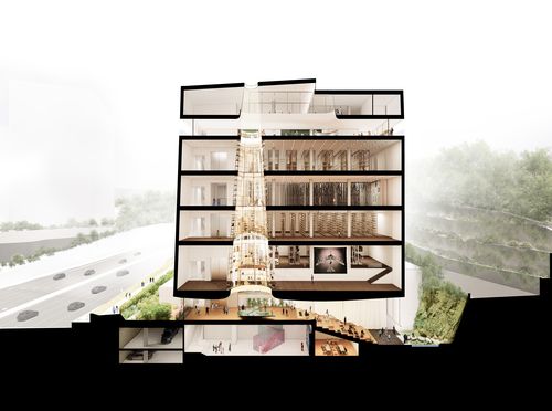 '서리풀 보이는 수장고' 단면[서울시 제공. 재판매 및 DB 금지]