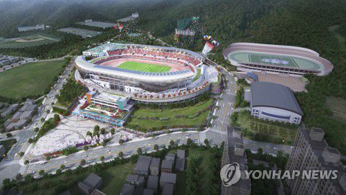 김해시 전국체전 주경기장 조감도[김해시 제공. 재판매 및 DB 금지]