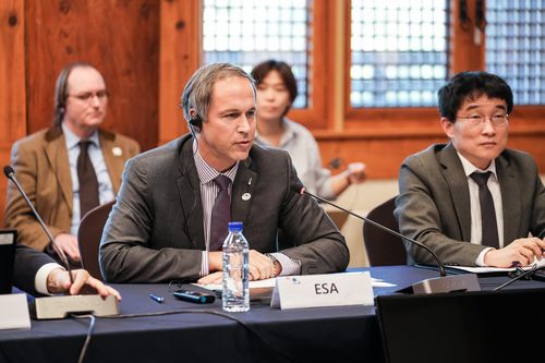 다니엘 노이엔슈반데 ESA 유무인탐사본부장[항우연 제공. 재판매 및 DB 금지]