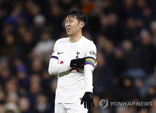 웨스트햄과의 경기에서 손흥민의 모습[로이터=연합뉴스]