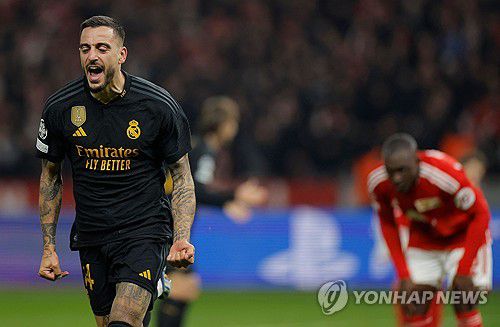 멀티골로 레알 마드리드 전승에 이바지한 조셀루[AFP=연합뉴스]