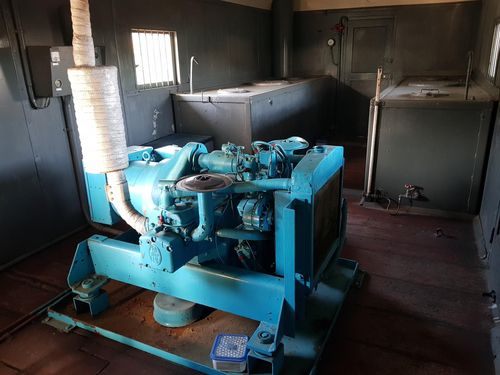 난방차 내 엔진 및 발전기[문화재청 제공. 재판매 및 DB 금지]