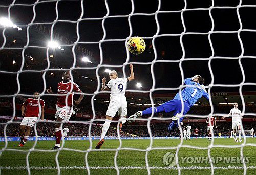 히샤를리송의 골 장면[로이터=연합뉴스]