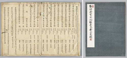 '북원수회첩' 표지 및 좌목[문화재청 제공. 재판매 및 DB 금지]