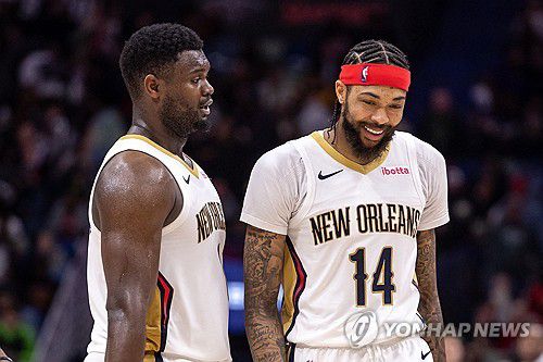 자이언 윌리엄슨과 브랜던 잉그럼[USA TODAY Sports=연합뉴스]