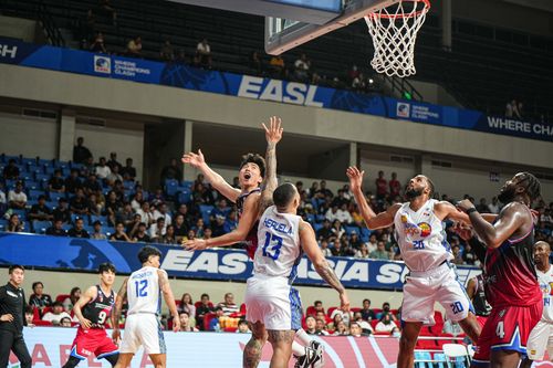 24일 경기에서 득점을 노리는 정관장 박지훈[EASL 제공. 재판매 및 DB 금지]